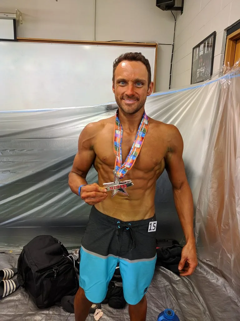 Brad's pre-competition condition